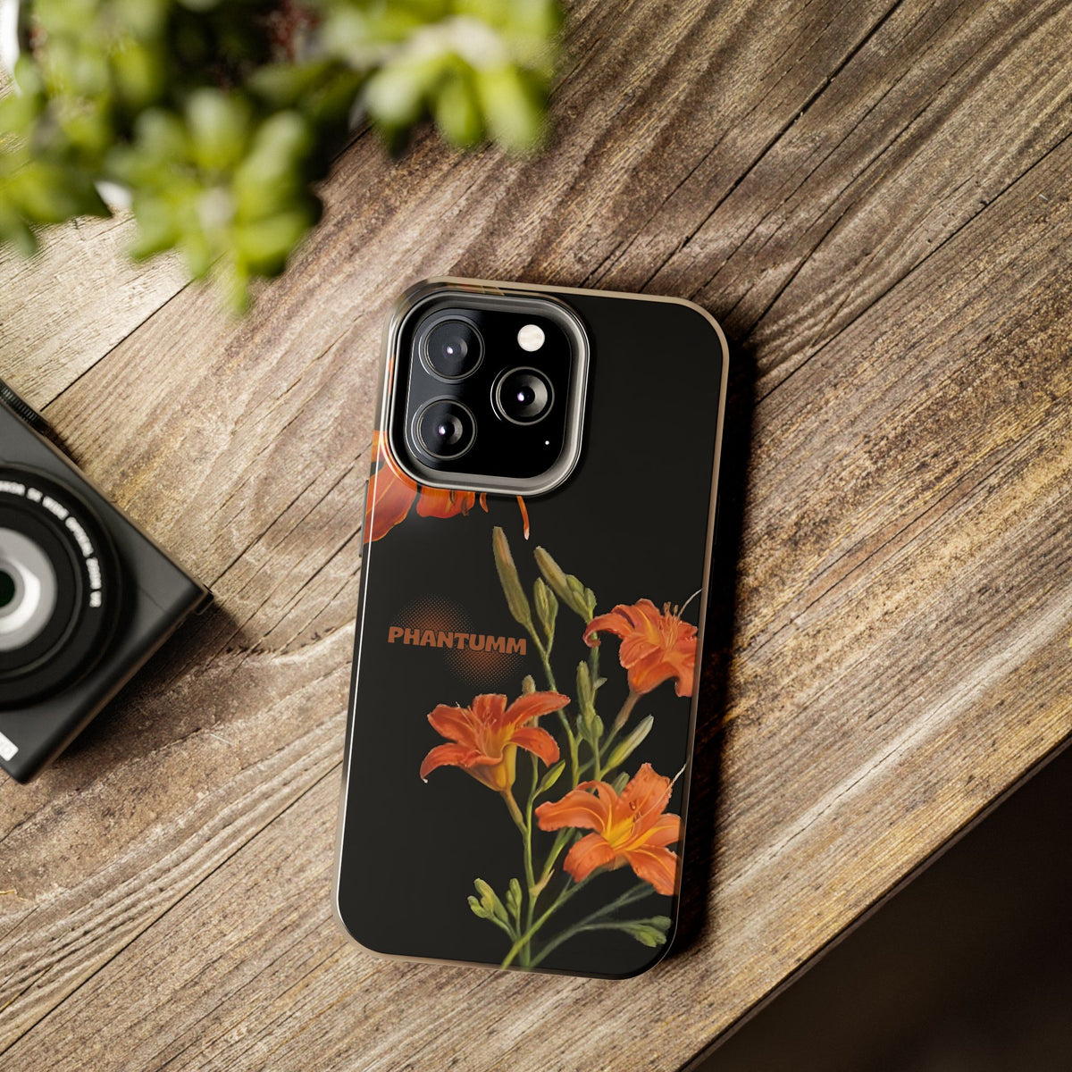 Tough Phone Case Tiger Lily Design